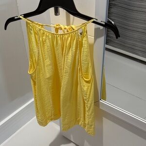 Yellow Sleeveless Women's Top